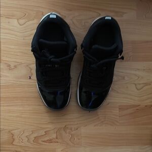 Sleek Black and White Sneakers